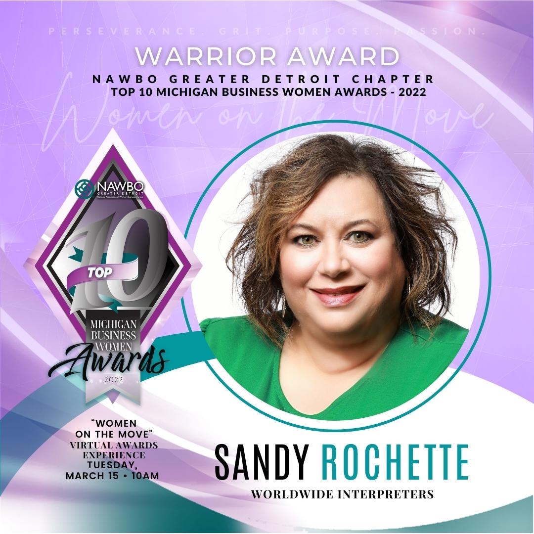 NAWBO Award for Sandy Rochette